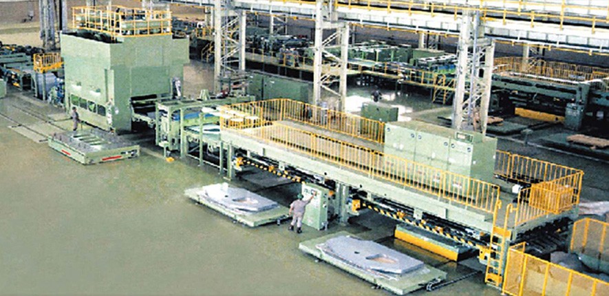 激光落料生产线